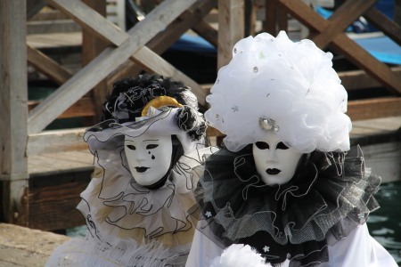 Walter Calkins' album, Masks and costumes of Carnavelle