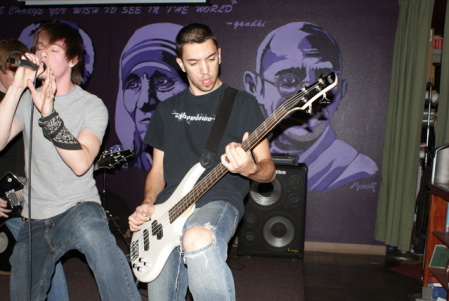 Paul playing Bass!