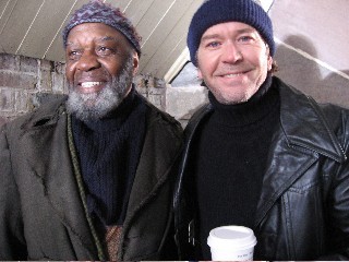 AS 'Homeless Man'  with Timothy Hutton in Multiple Sarcasms