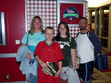 Family at the Phillies