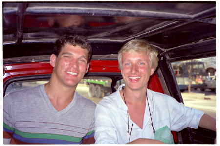 Kenney & Me at Sunday Market in Bangkok, 1984