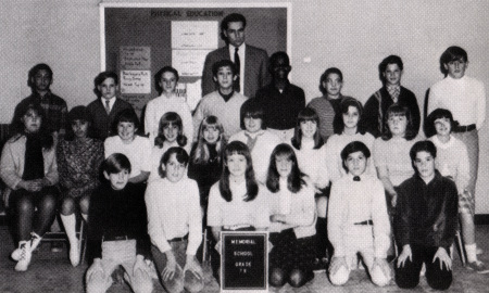 Mr. Schibilia's 7th Grade Class, Memorial School, 1966-1967