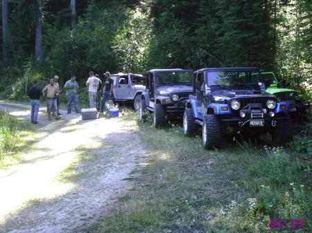 jeepin up west kootenai summer 07