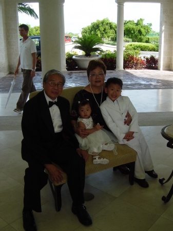 My parents and grandkids on wed day.