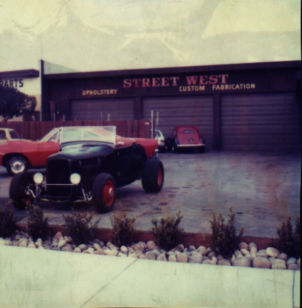 My toy in front of my work place, 1982