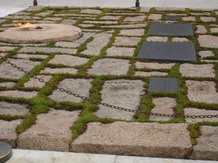 John F. Kennedys Grave in Arlington Cemetery