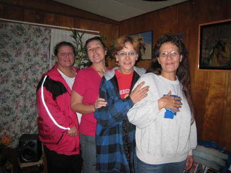 The three sisters and Aunt Carla