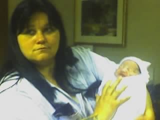 MY LATEST GRANDBABY AND I