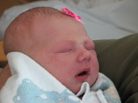 Newest granddaughter Adeline Mae