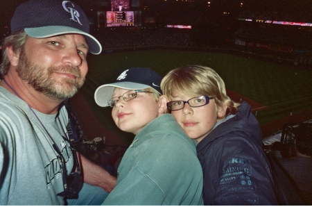 John, Jake and Tanner Coors Field