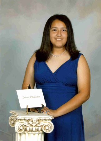 My Beautiful Krystal on her 8th grade graduation.