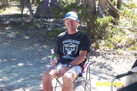 My brother Rick relaxing up in the High Sierra