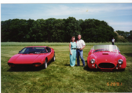 1973 Pantera and 1966 Shelby Cobra
