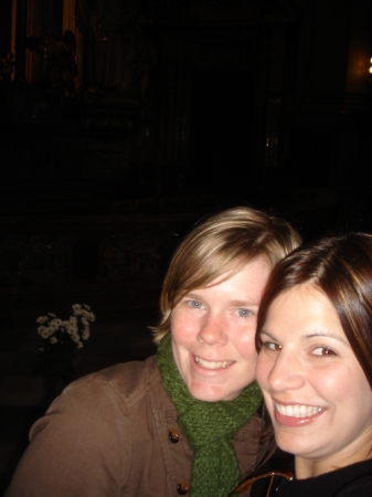 Natalie and I in Prague