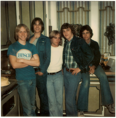 1976 Me, Craig, Lester, Bleckly, Tom