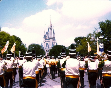Marching band at Disney