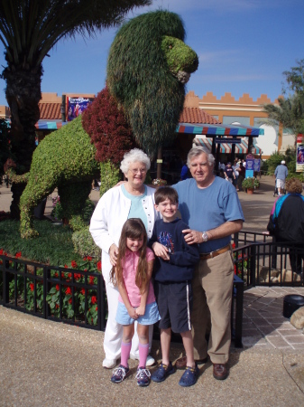 Mom & Dad with the kids Busch Gardens Feb 2007