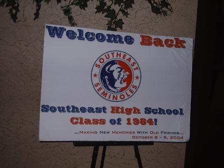 Welcome Back Sign