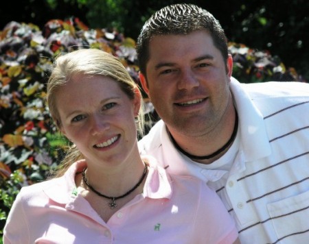 Jen and I at High Point Univ graduation 2006