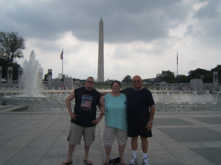 on vacation at the nation's capitol