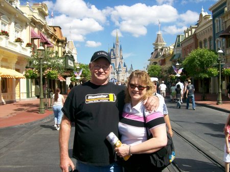My dad and I at Disney