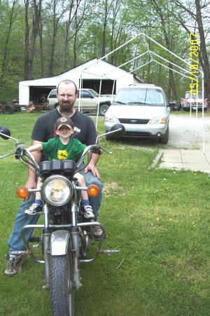 Me & Nicky on my bike.