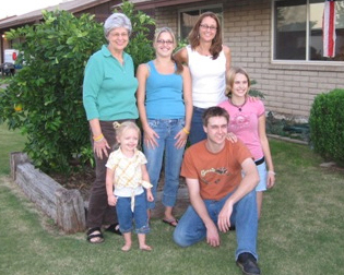 me, my mom, my kids and granddaughter Fall 2005