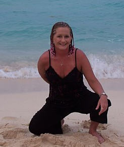 On the beach in Playa del Carmen