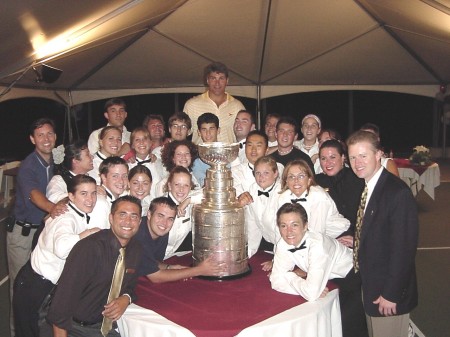 Stanley Cup with Ray Bourque