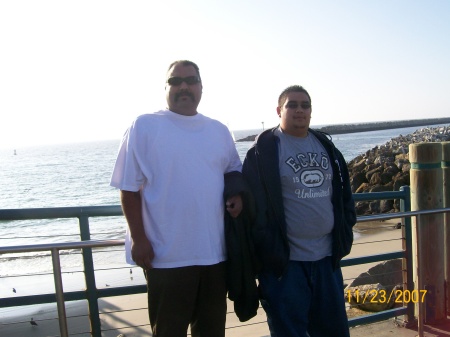 Me and Steve jr at redondo beach 07