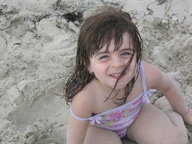 Julia at the beach