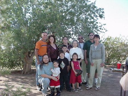 Family photo at Grandma's house