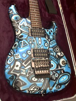 My guitar, "Psych", an Ibanez JS1000