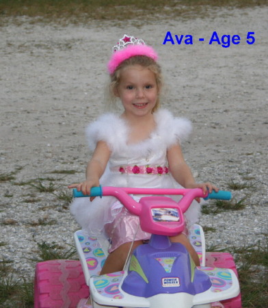 My youngest daughter (Princess) Ava