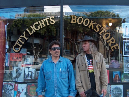 My best friend, Paul Castro and my self, City Lights Bookstore San Francisco Summer 2006