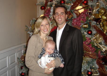 My son Grant, his wife Sydney and my 1st grandchild...Connor.