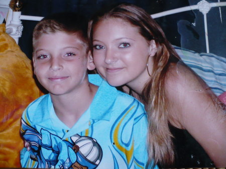 my son vincenzo and my daughter amanda