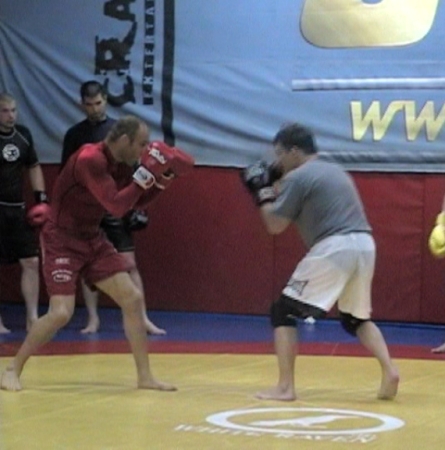 sparring with ufc heavyweight and light heavyweight champion randy couture