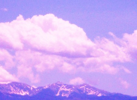 Mountains close to Abiquiu NM