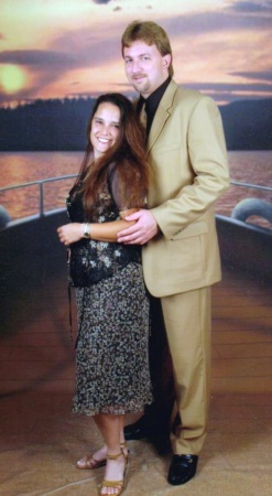 My husband & I on  a cruise in mid 04