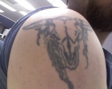 Cow Skull Tattoo...