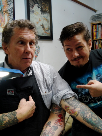 Pop and I at Tattoo City, october 2007