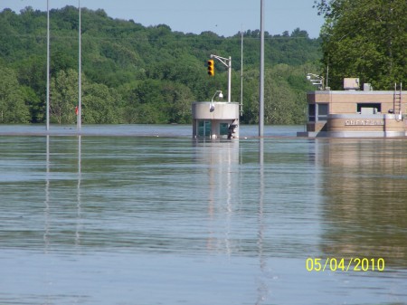 our dam its under 20 feet of water