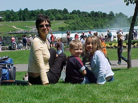 Me and the kids in Niagara Falls