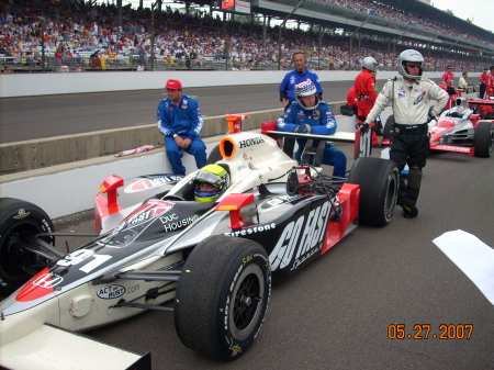 rain delay at Indy