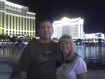 My husband and I in Vegas