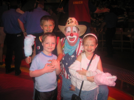 3 of my 4 at the circus 2007