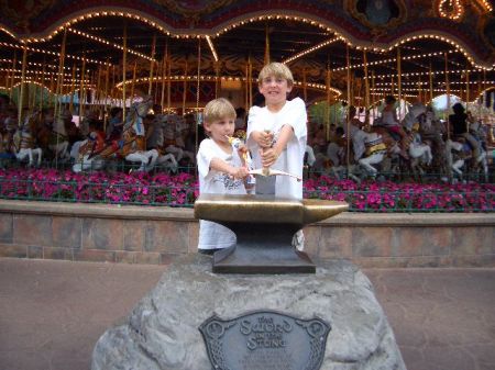 My boys Sean & Ryan at Disneyworld 2007