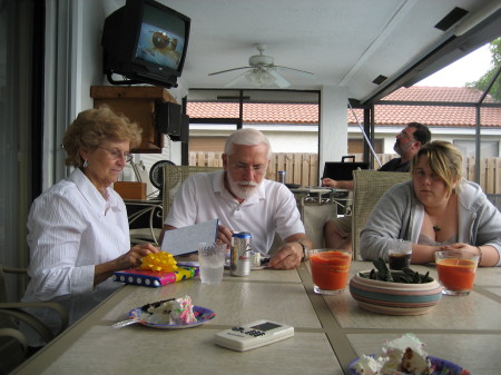 My parents Deloris  & Bernard Canellas and niece Nicole - Husband in background