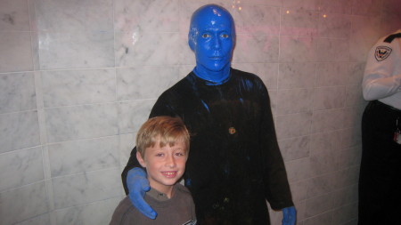 Meeting Blue Man